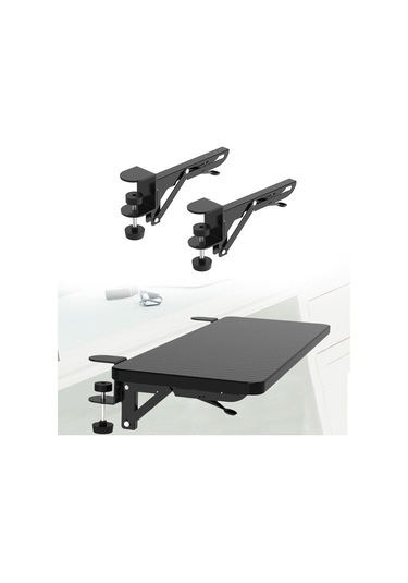 Homyl 2 Adet Masa Genişletici Kelepçesi Evrensel Klavye Tepsisi