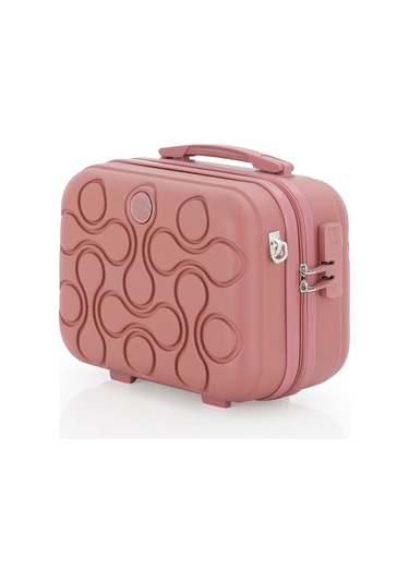 Mçs Polipropilen 3lü Valiz Seti Büyük & Kabin & Makyaj V376 S23sy1000053-set 00418 Koyu Pudra