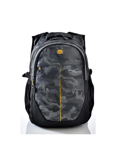 Relaxion Kamuflaj Desenli Okul Sırt Çantası 2235 Gri