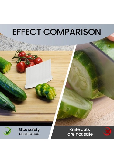 Homyl Otel Restoran Mutfağı Için Salatalık Kırışık Kesici Beyaz