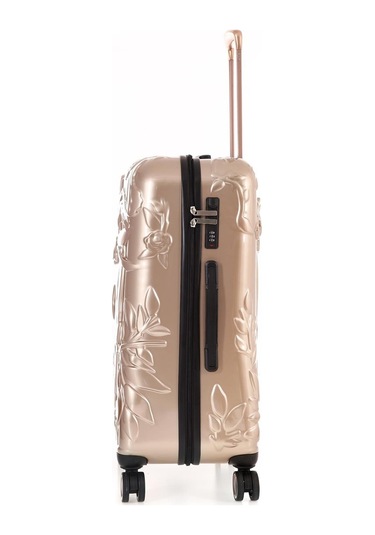 Ççs 5217 Kuru Kafa Polikarbon 3 Lü Valiz Seti-gold Altın