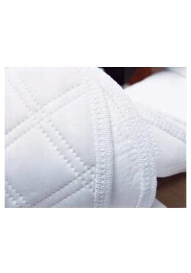 Kapitone Elastik Bantlı Su Sıvı Geçirmez Yatak Koruyucu Alez