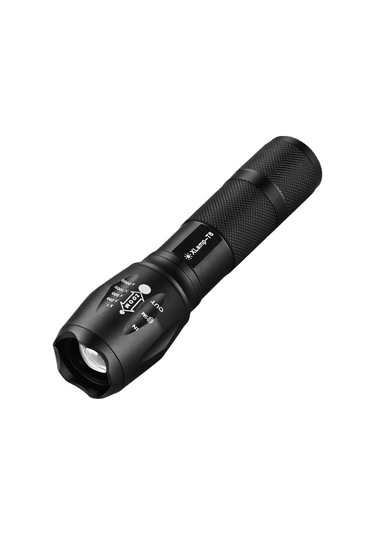 Springsun Alüminyum Dayanıklı Led El Feneri - 20w 2500mah 26650 Li-poly Pil, 200-500m Uzak Ateş, Taşınabilir Ev Ve Outdoor Kullanıma Uygun