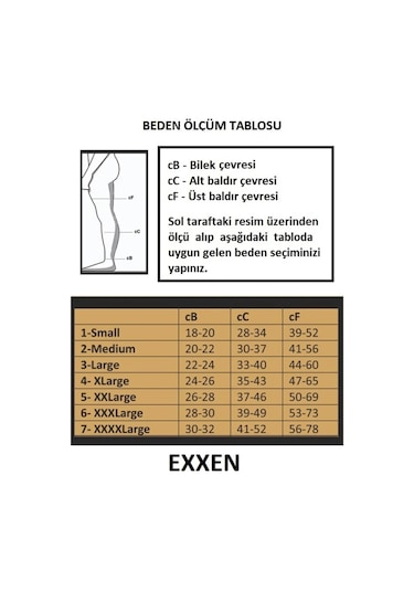 Exxen Diz Altı Burnu Açık Orta Basınçlı Siyah Renk Varis Çorabı