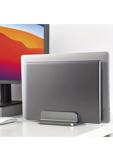 Honeybeeshop Dikey Laptop Standı Ayarlanabilir Gri Alüminyum Masaüstü Tutucu 43 94 Cm