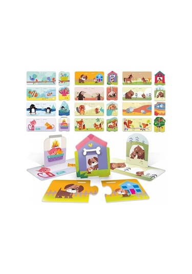 Headu Babies & Habitats Puzzle - Anneler Ve Bebekleri & Yaşam Alanları Puzzle
