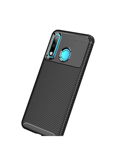 Huawei P30 Lite Kilif Karbon Silikon Case 389460418