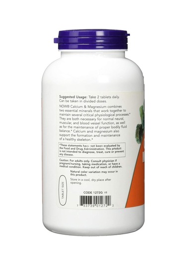 Now Foods Kalsiyum Magnezyum 250 Tablet - İthal