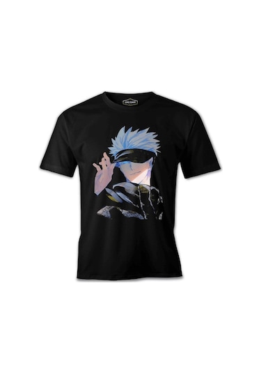 Jujutsu Kaisen - Satoru Gojo Siyah Erkek Tshirt