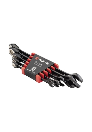 Würth Düz Yıldız Cırcırlı Anahtar Seti 5 Parça Reinhold Würth İmzalı