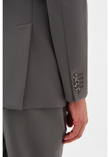 Twn Slim Fit Açık Haki Düz Takim Elbise 4ec05e301545m H02