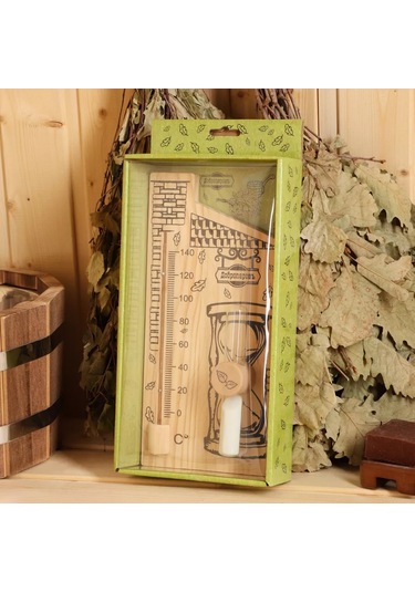 Dobroparov" Banyo İçin Kum Saatli Termometre 209981551 Bej
