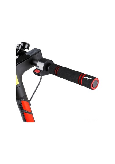 Yaleker Ulıp Max G30 Elektrikli Kaykaycı Parçası - Işıksız Siyah El Çubuğu Uzatma Seti Alüminyum Ally + Eva + Abs