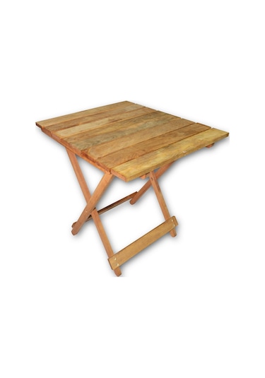 Apak Dekoratif Ahşap Katlanabilir Masa Piknik Masası Meşe