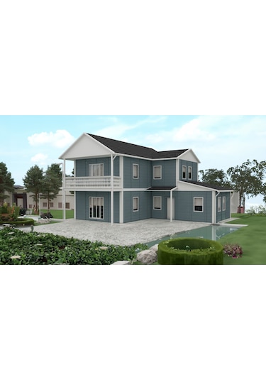 145 M2 Çift Katlı Prefabrik Ev