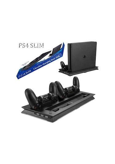 Ps4 Slim Fan Ve Gamepad Şarjlı Stand Yh-15
