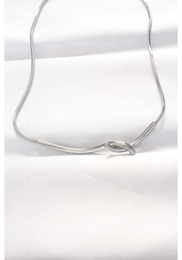 316l Çelik Silver Renk Kolye - Tj-bko8528 Çok renkli