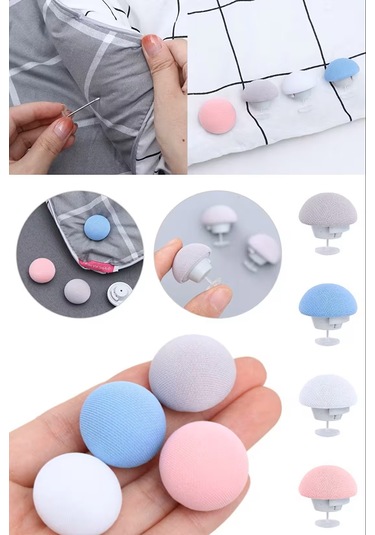 Yorgan. Nevresim Ve Genel Sabitleyicii 8 Adet Pembe