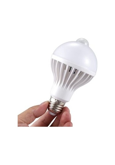 Smartbulb- 9 Watt Beyaz Işık E-27 Duy Tipi Sensörlü Ampul-Enerji