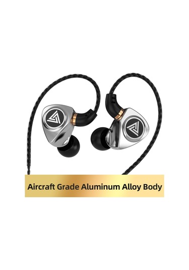 Mufunye Qkz Sk10 Dinamik Sürücü Kulaklık Hıfı Bas Kulaklık Spor Gürültü Önleyici Kulaklık 3.5mm Kablolu Kula