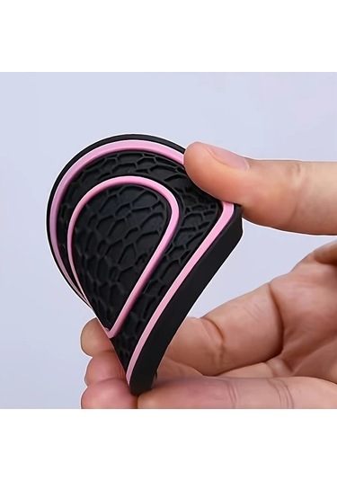 Zhanglei001 2 Adet Pvc Çift Halka Araç Bardaklığı Tabanı - Kırmızı, Kaymaz, Toz Geçirmez, Evrensel Kırmızı