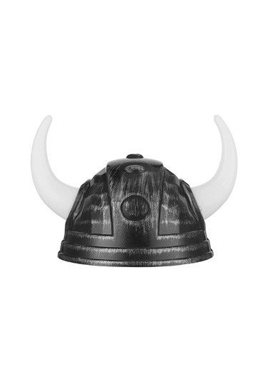 Viking Başlığı Asteriks Başlığı Gümüş Renk Renkli