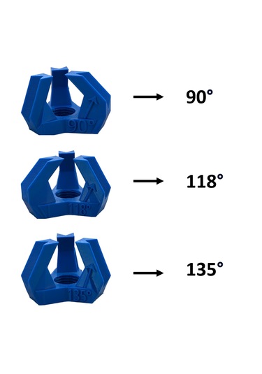 Dremel Uyumlu 3 Açılı Matkap Ucu Bileme Aparatı