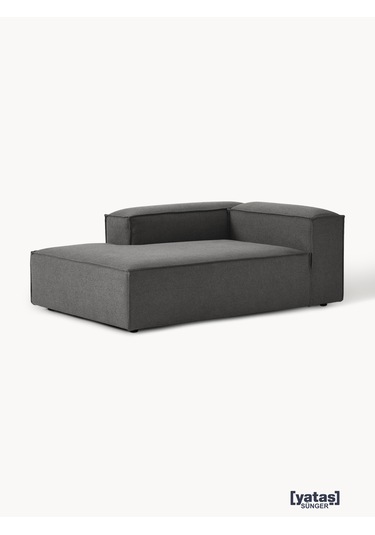 Most Mollis Plus Sol Köşe Dinlenme 41 Koyu Antrasit Keten Kumaş Y