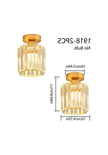 Fastbuy 1918 Sku Yuvarlak E27 Tavan Aparatı, Balkon Koridor Lambası, Gümüş Gümüş