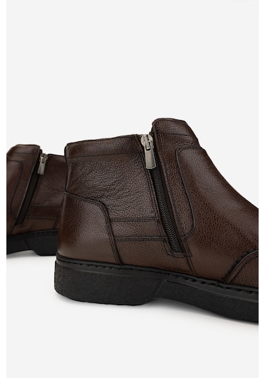 Valmenti Erkek Hakiki Deri Kahverengi Casual Bot 01 2076 Erk Bot Sk24-25 Kahve Kahverengi