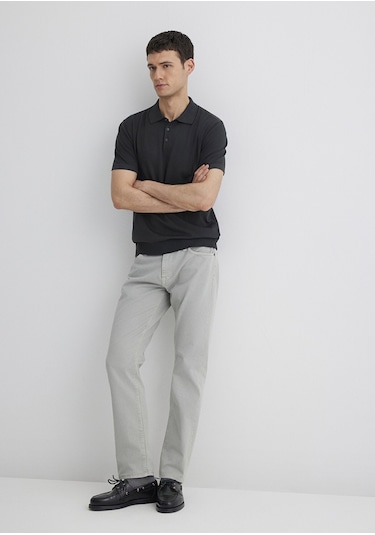 Mavi - 0035181548 Marcus Gabardin Erkek Pantolon - Gri