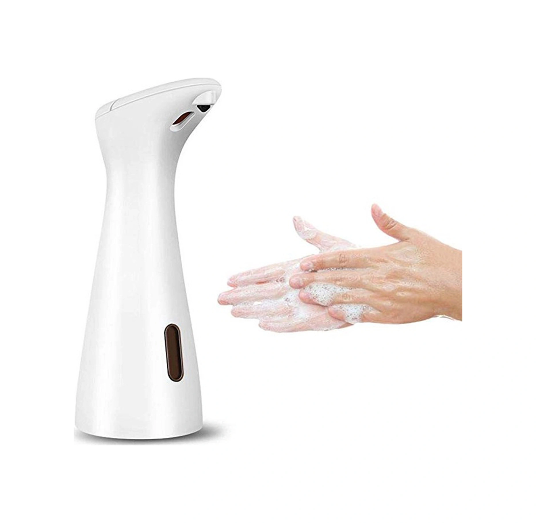 Skycity Otomatik Algılayıcı Köpük Sabun Dağıtıcı, 200ml Kapasite, Dokunsuz Hareket Sensörü, Drip-önleyici Valf, Y打滑 Altlık, Abs+as Malzeme Beyaz