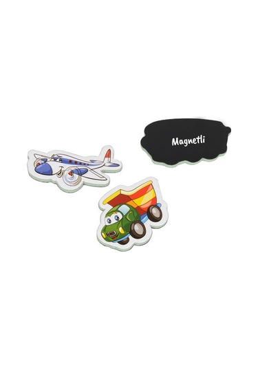 +3 Yaş Manyetik Taşıtlar 30 Parça (Diytoy)