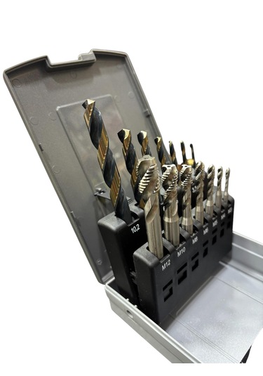 Maier 14 Parça Matkap Uçlu Helis Kılavuz Takımı