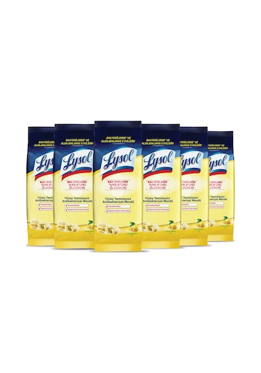 Lysol Yüzey Temizleyici Mendil 432 Yaprak (6 x 72)
