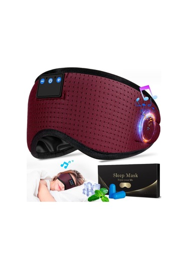 Yaozixa Bluetooth Uyku Maskesi Kulaklık: 2'li 1 Ses Kalitesi, Uzun Pil, Ev Ve Seyahat İçin Uyku Yardımı