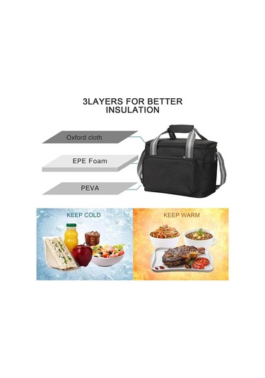 Ranyeek 15l Termal Çanta - Oxford Kumaş, Taşınabilir, Su Geçirmez, Piknik Ve Seyahat İçin Çok Renkli