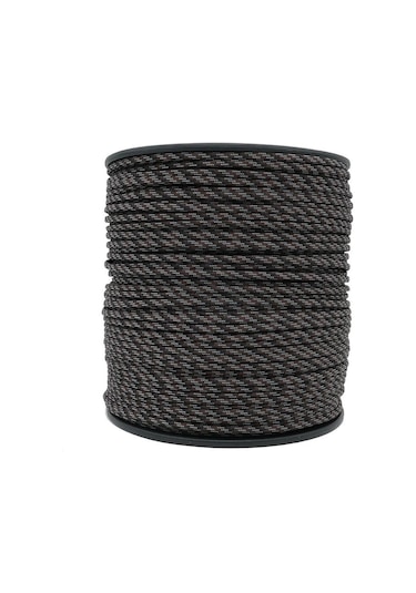 Mg Ropes Paracord İp 4 Mm Kahve Desen No:89 10 Metrre Çok Renkli
