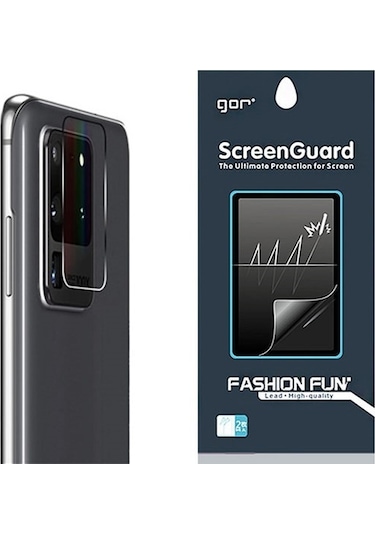 Gor Samsung Uyumlu Galaxy S20 Ultra Kamera Lens Koruyucu 5 Adet