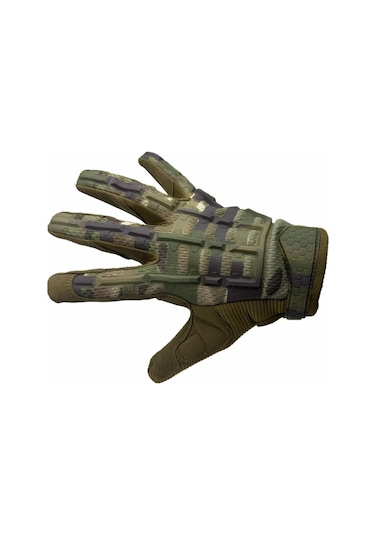 Kauçuk Masfal L Beden Cay235 Taktikal Eldiven Kamuflaj