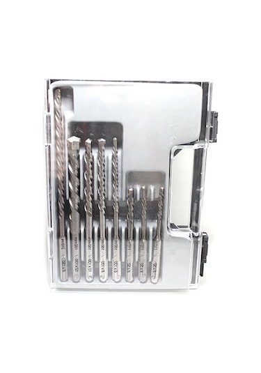 Duvarcılık İçin 8 Parça Matkap Ucu Seti, İki Delikli Ve İki