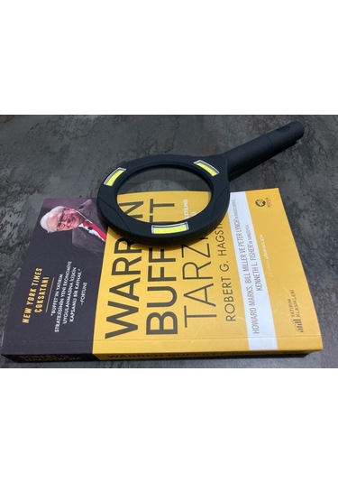 Profesyonel Işıklı LED Büyüteç, Lup Büyüteç Mercek, 250 Lümen 3x