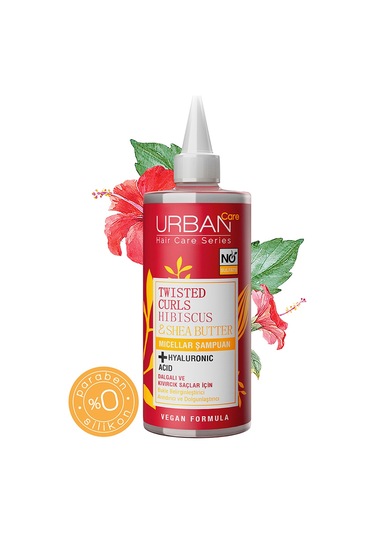 Urban Care Twisted Curls Hibiscus & Shea Butter Micellar Şampuan 340 ML
