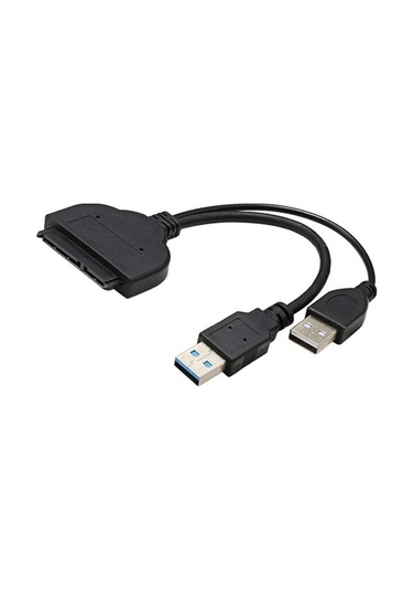 Fortunelane Usb Sata Kablo 3.0 Adaptörü, Sata 3 Usb 2.5 Ssd Hdd Sabit Sürücü Desteği, Siyah