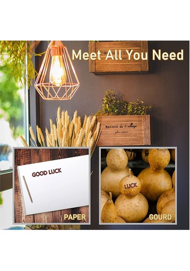 Tangshopping 28 Parça Ahşap Yakma Ucu Harfler Ahşap Yakma Araçları Kişiselleştirilmiş Setler, Oyma El Sanatları Için Ahşap Yakma Dıy