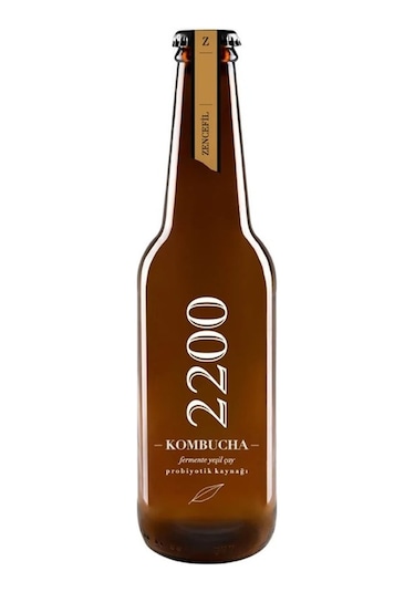 Kombucha Zencefilli Fermente Yeşil Çay 330 ML