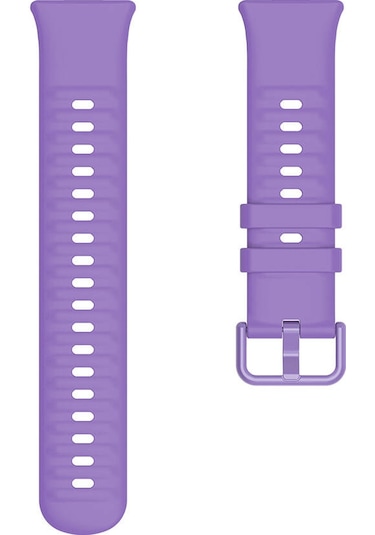 Ekılıf - Huawei Watch Fit 3 Uyumlu - Kordon Band Serisi Klasik Kordon Silikon Strap Kayış - Gri