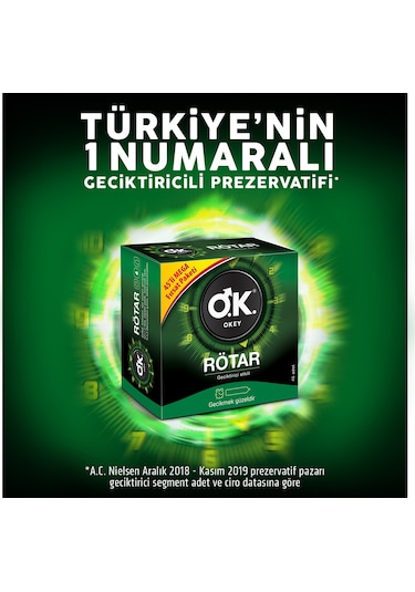 Okey Rötar Prezervatif 45'li