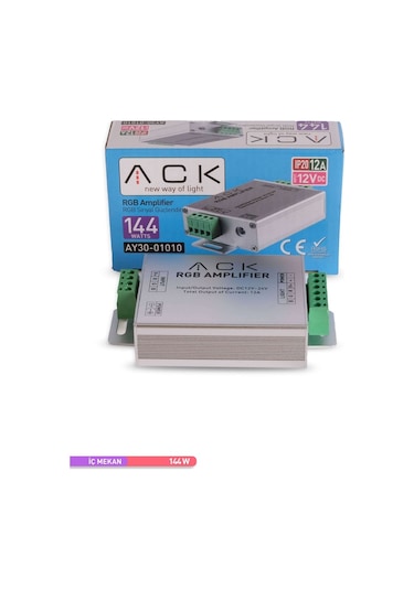 ACK RGB Sinyal Güçlendirici 12V 144W