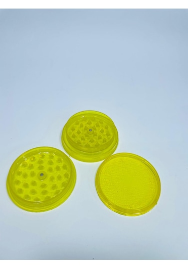 Plastik TutunÖğütücü 3parça Grinder //3adet-3renk